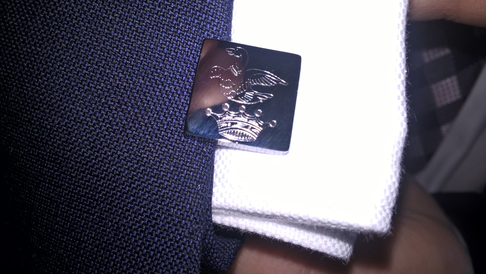 Personalised Engraved Square Gunmetal Cufflinks Ties n' Cuffs